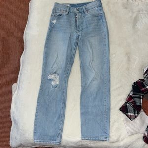 GAP Cheeky Straight High Rise Jeans, 24